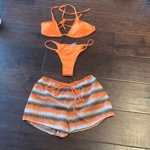 NWOT Three Piece Bikini Set